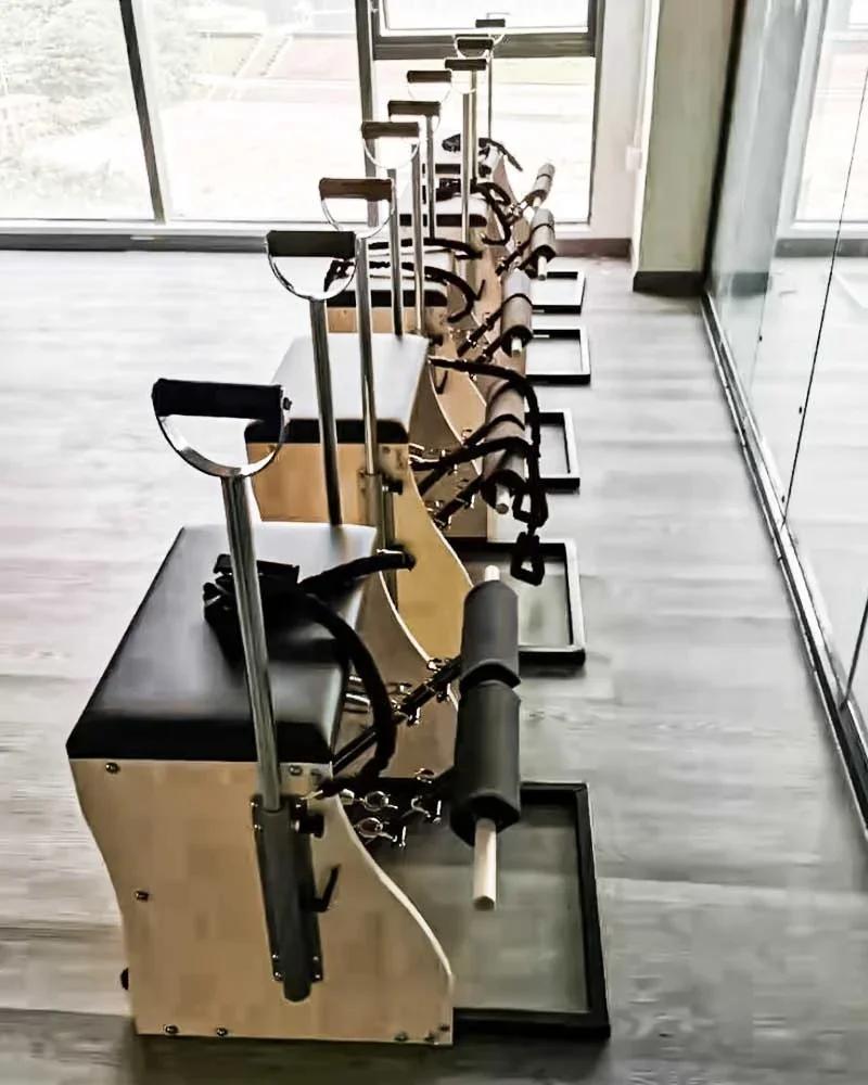 Pilates Yoga Combined - Queenlife-sillas de madera ecológicas, silla combinada