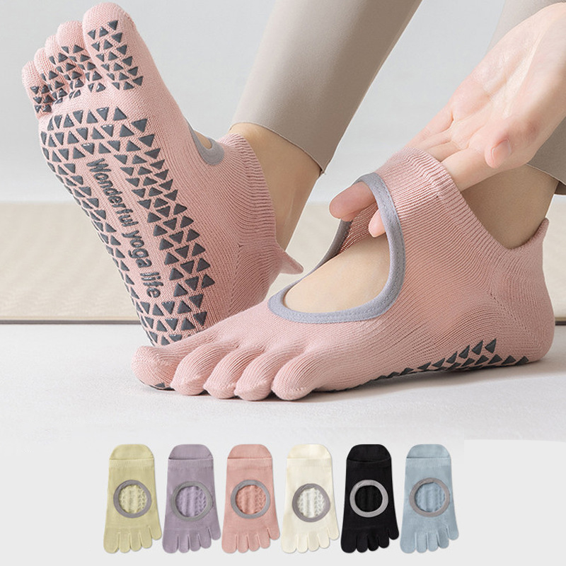 Medias Para Pilates Y Yoga - Calcetines de Yoga de Cinco Dedos