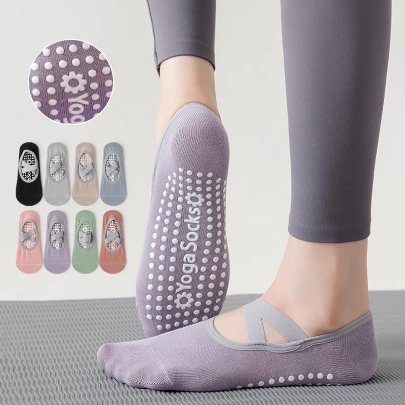 Medias Para Pilates Y Yoga - Calcetines de Yoga con parte inferior