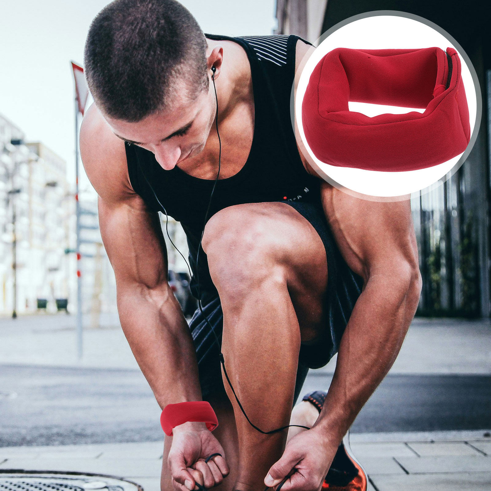 Yoga Sandbag Weight - Pesas Ajustables para Tobillos y Muñecas,