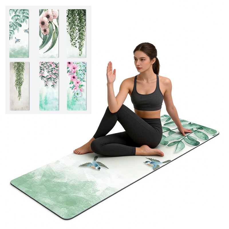 Pilates X Yoga - Esterilla de yoga de goma PU