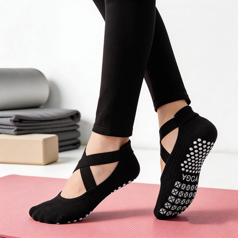 Medias Para Pilates Y Yoga - Calcetines de yoga antideslizantes para mujer,