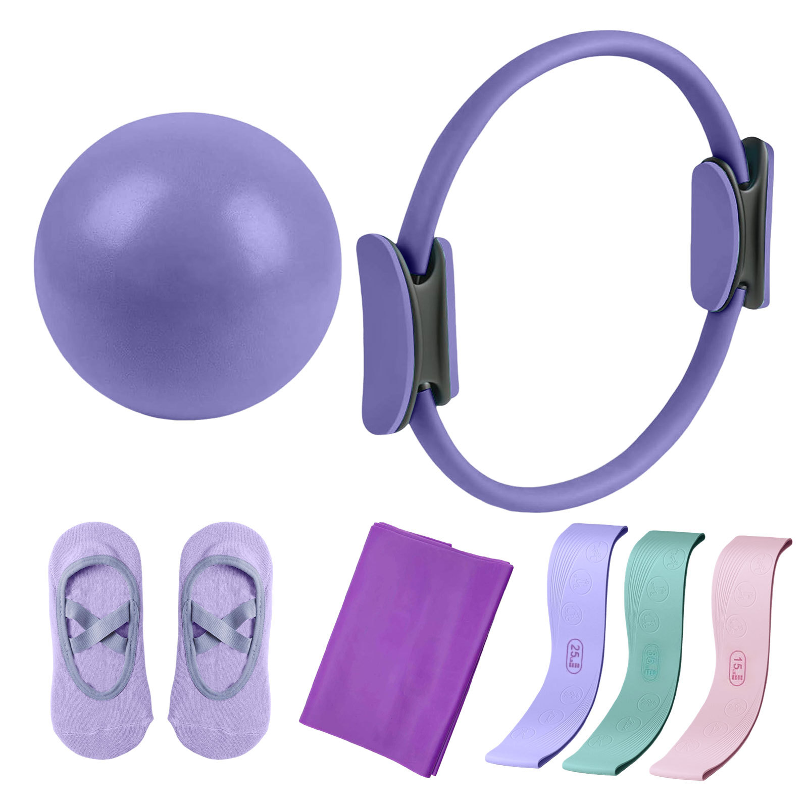 Pilates Yoga Combined - Círculo de Pilates con Bandas de