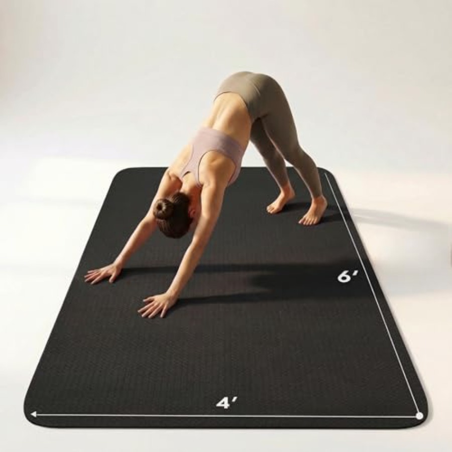 Esterilla de yoga grande de 6' - Pilates X Yoga reseña y precio
