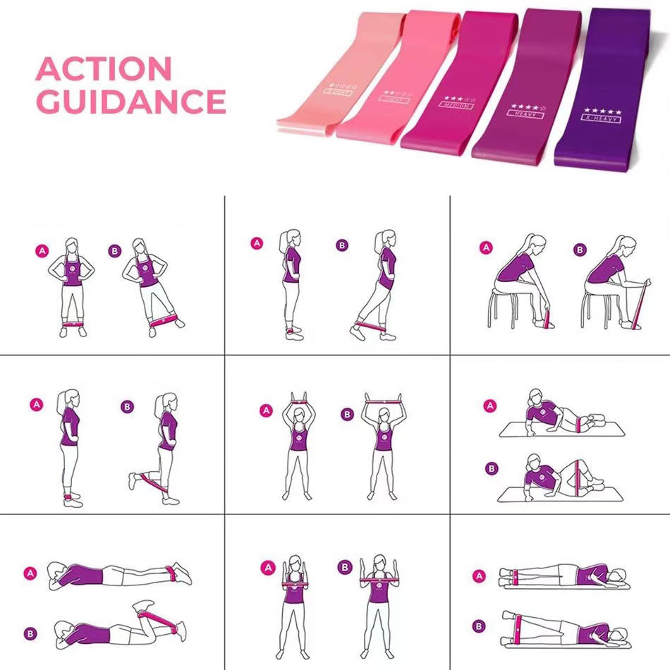 Bandas de resistencia para pel - Pilates Yoga Workout At Home reseña y precio