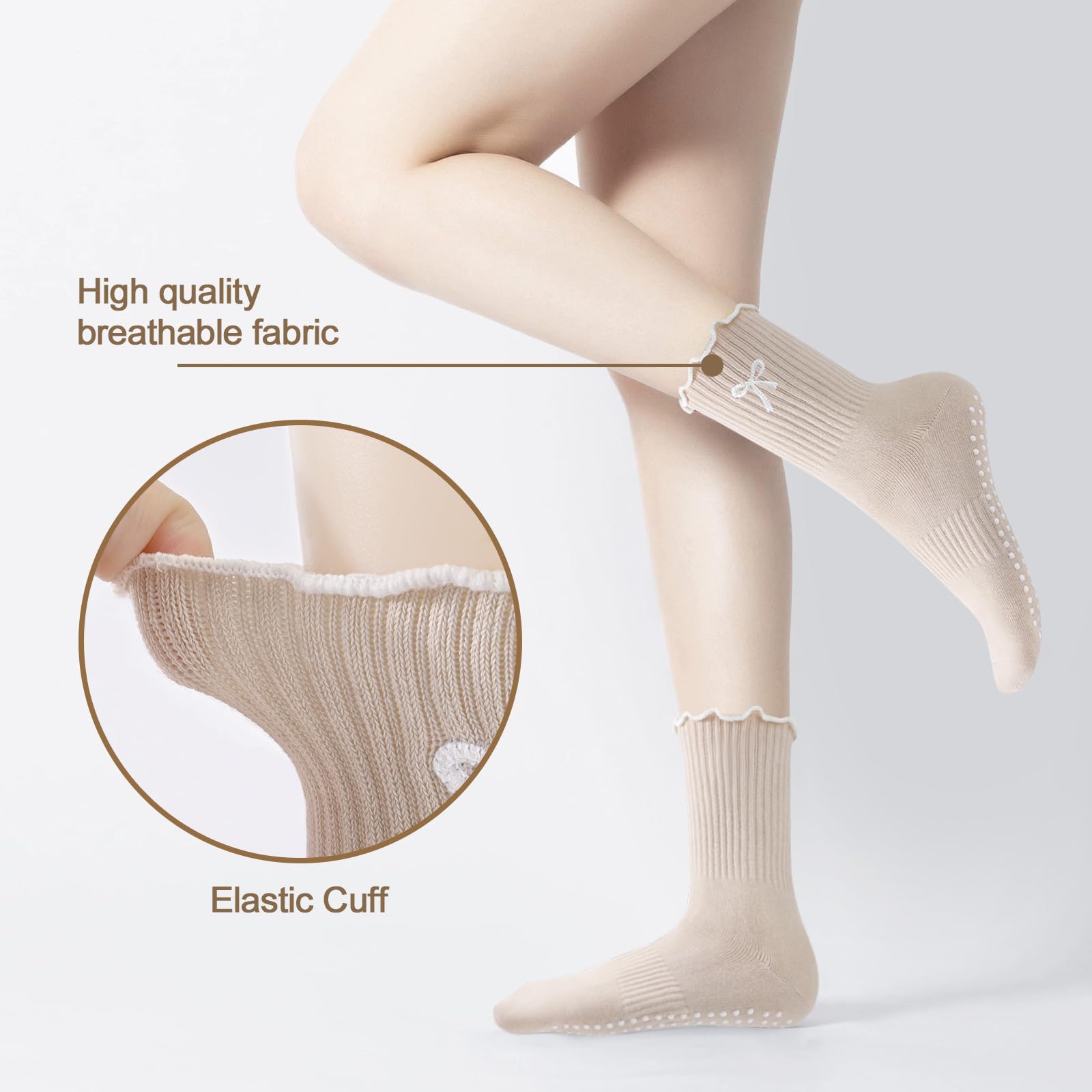 3 pares de calcetines de pilat - Medias Para Pilates Y Yoga reseña y precio
