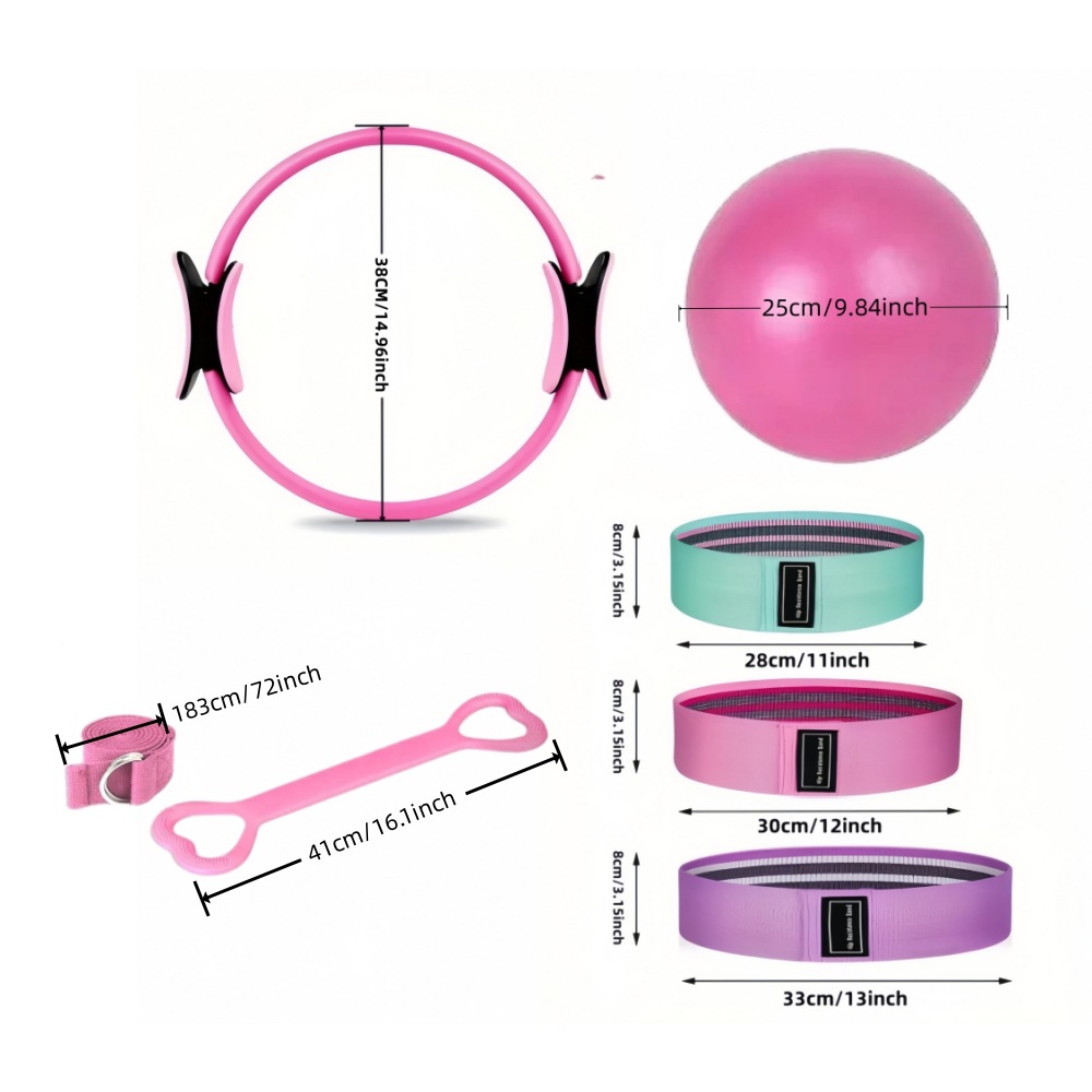 Juego de anillos de Pilates de - Pilates Yoga Resistance Ring reseña y precio