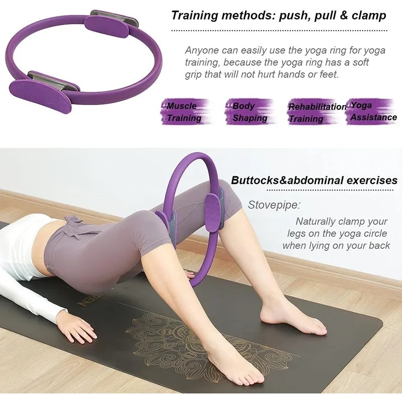 Anillo de resistencia antidesl - Pilates Yoga Resistance Ring reseña y precio