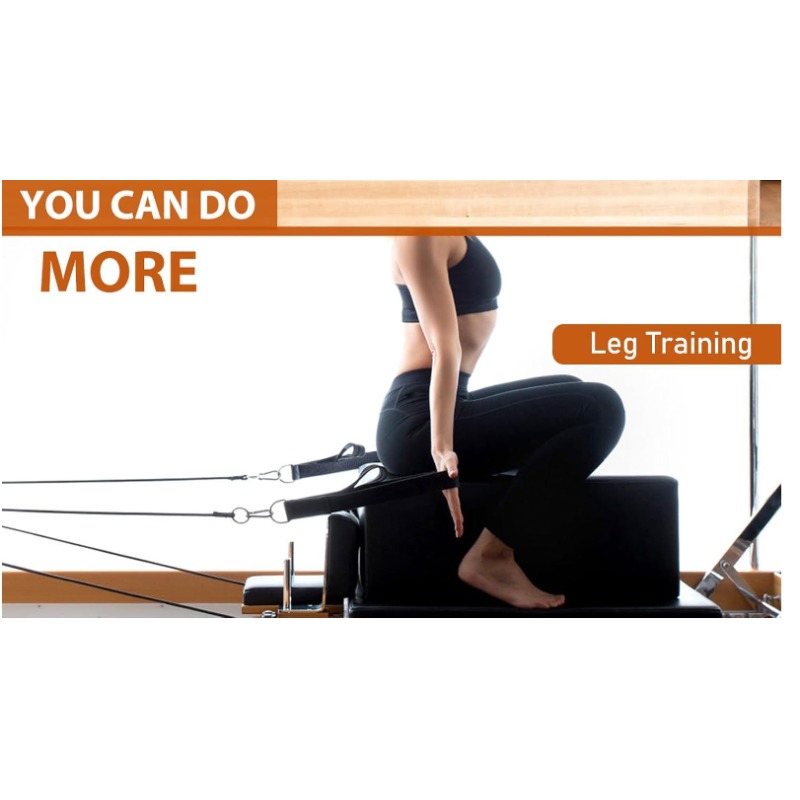 Correa elástica de doble anill - Pilates Yoga Resistance Ring reseña y precio