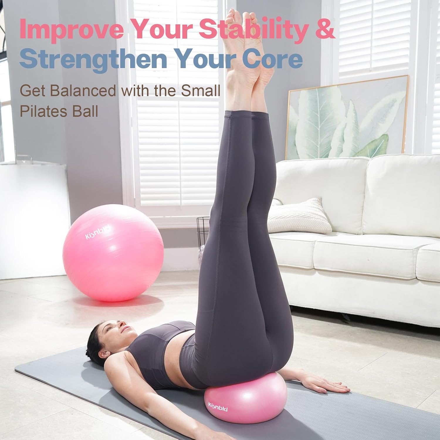 Pelota de Ejercicio Pequeña, M - Pilates Yoga Workout At Home reseña y precio