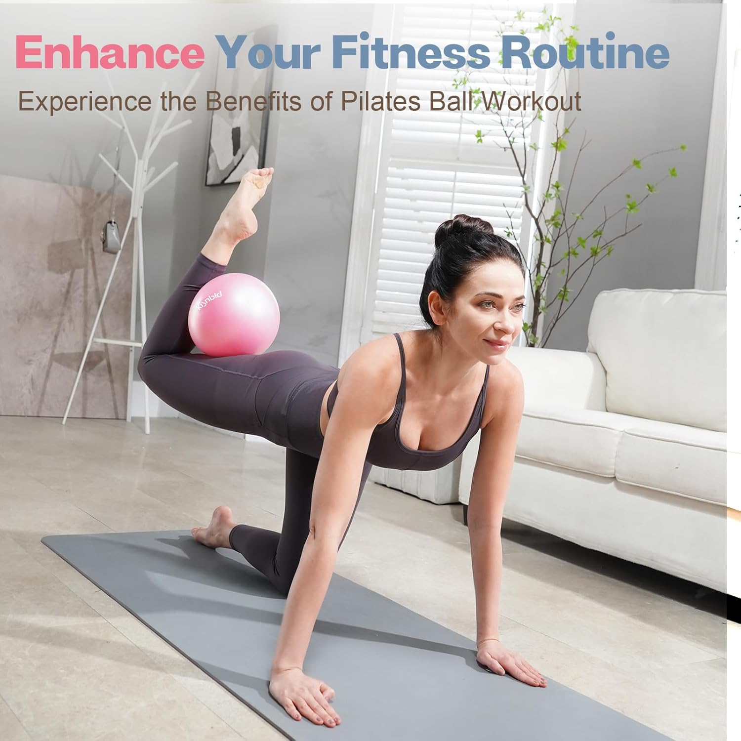 Pelota de Ejercicio Pequeña, M - Pilates Yoga Workout At Home reseña y precio
