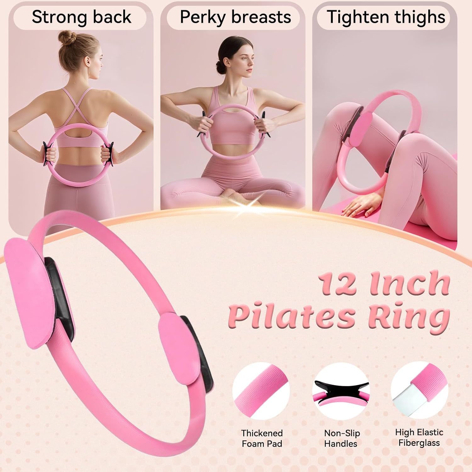 Set de Pilates de 11 Piezas, I - Pilates Yoga Resistance Ring reseña y precio