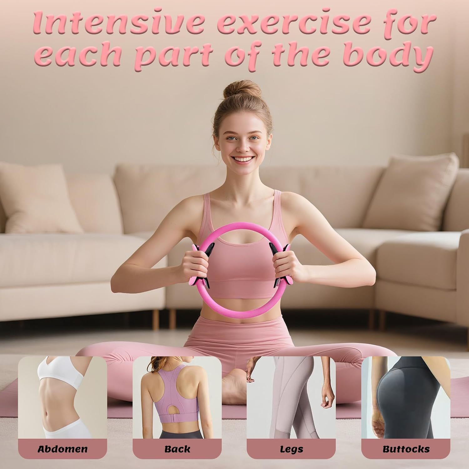 Set de Pilates de 11 Piezas, I - Pilates Yoga Resistance Ring reseña y precio