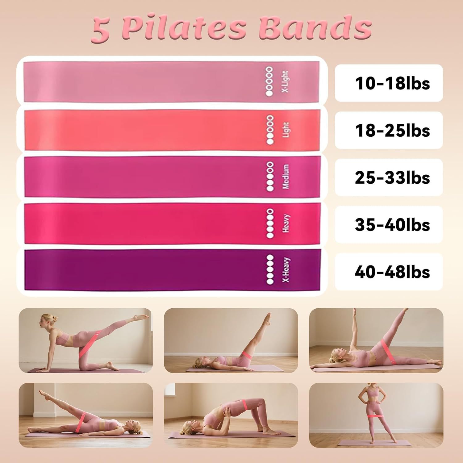 Set de Pilates de 11 Piezas, I - Pilates Yoga Resistance Ring reseña y precio